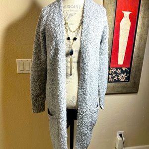 Halogen knit cardigan.
